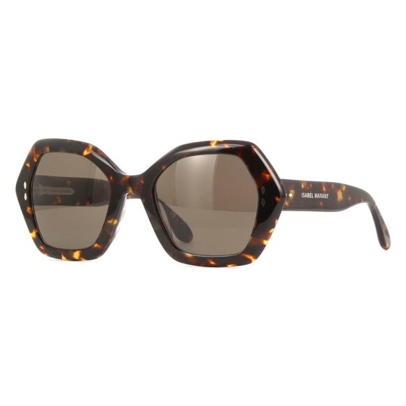 New ISABEL MARANT Havana Square IM0107/G/S 08670 Sunglasses Women - Picture 1 of 4